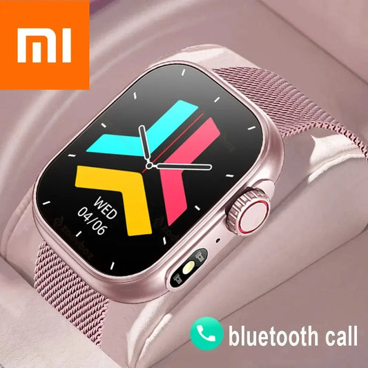 Xiaomi Call Smart Watch Women Custom Dial Smartwatch Waterproof Body Temperature Watches Full Touch Clock For Android IOS