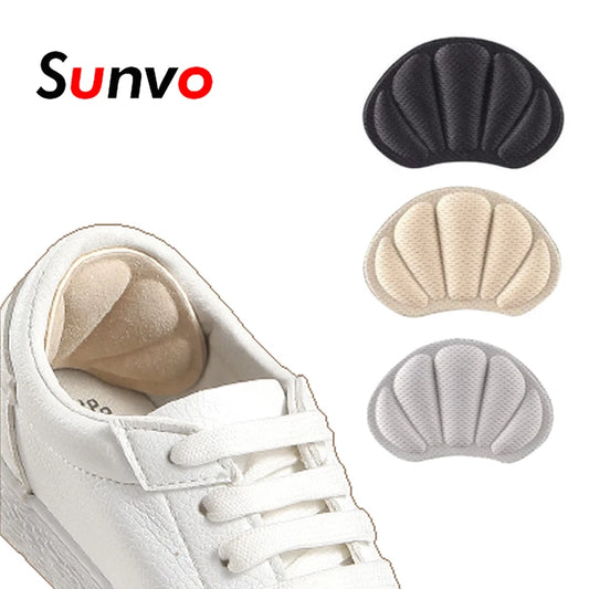 Sunvo Sports Heel Insert Sticker for Shoes Size Reducer Filler High Heels Liner Protector Heel Pain Relief Self-adhesive Cushion